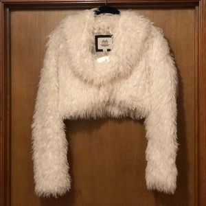 Esley Faux Fur Crop Jacket